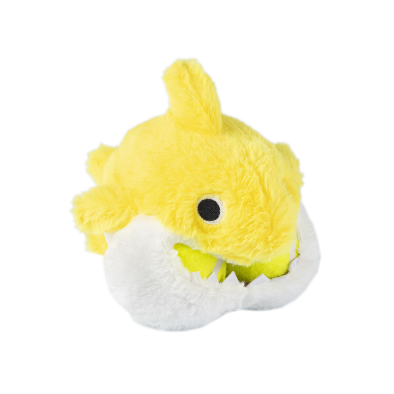 Gioco per cani Sharks Glutton di AGRIAPPIA, in colore giallo, con forma divertente e resistente per l'addestramento e il gioco.