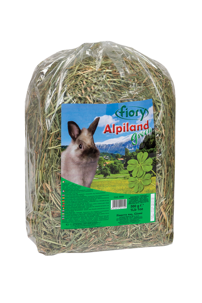 Fiory Alpiland – Fieno Aromatizzato per Conigli 500g | 5 Gusti: Camomilla, Rosa, Millefiori, Green, Yellow