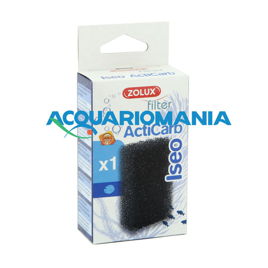 ZOLUX Acticarb Iseo – Ricambio Carbone Attivo per Filtro Acquario 40-50-60