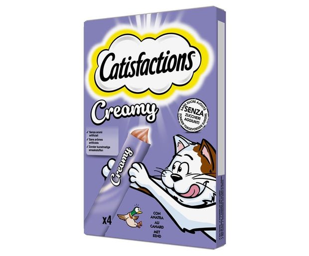 Catisfactions creamy anatra 4×10 g
