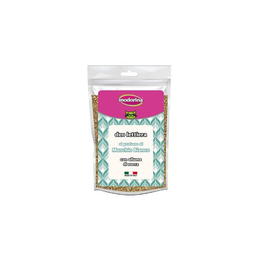 Inodorina Deo Lettiere Granuli con Allume di Rocca Muschio Bianco