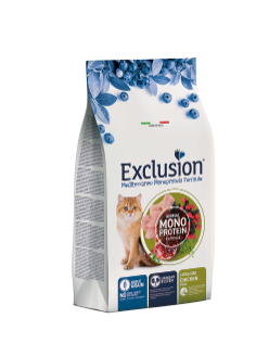 EXCLUSION MEDITERRANEO NOBLE GRAIN GATTO POLLO STERILIZZATO