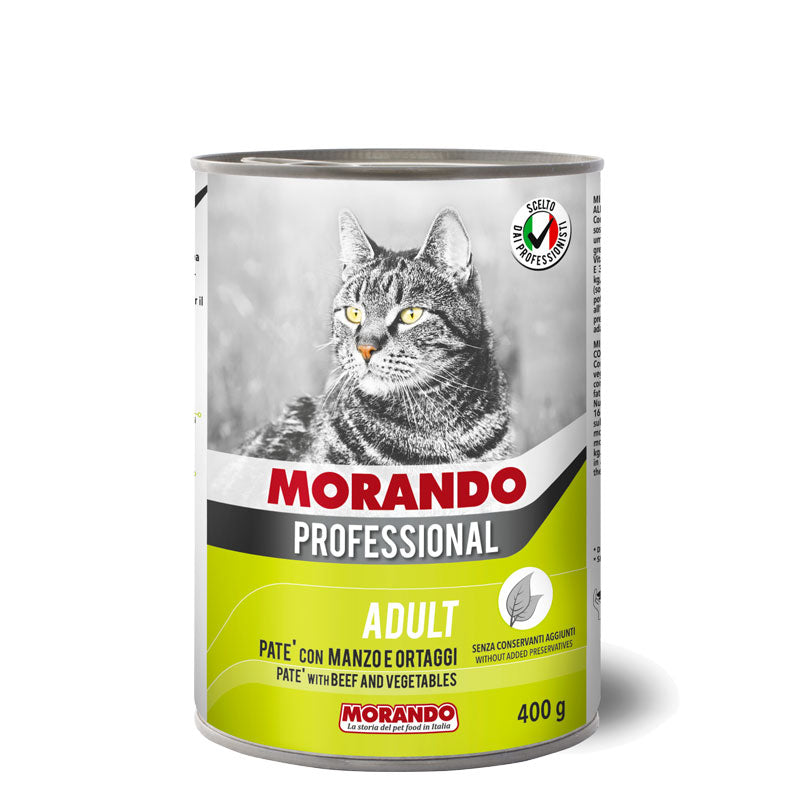 Morando Patè 400g – Alimento Completo per Gatti Adulti