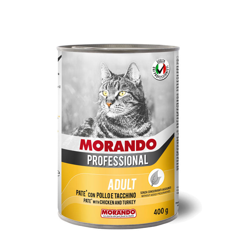 Morando Patè 400g – Alimento Completo per Gatti Adulti
