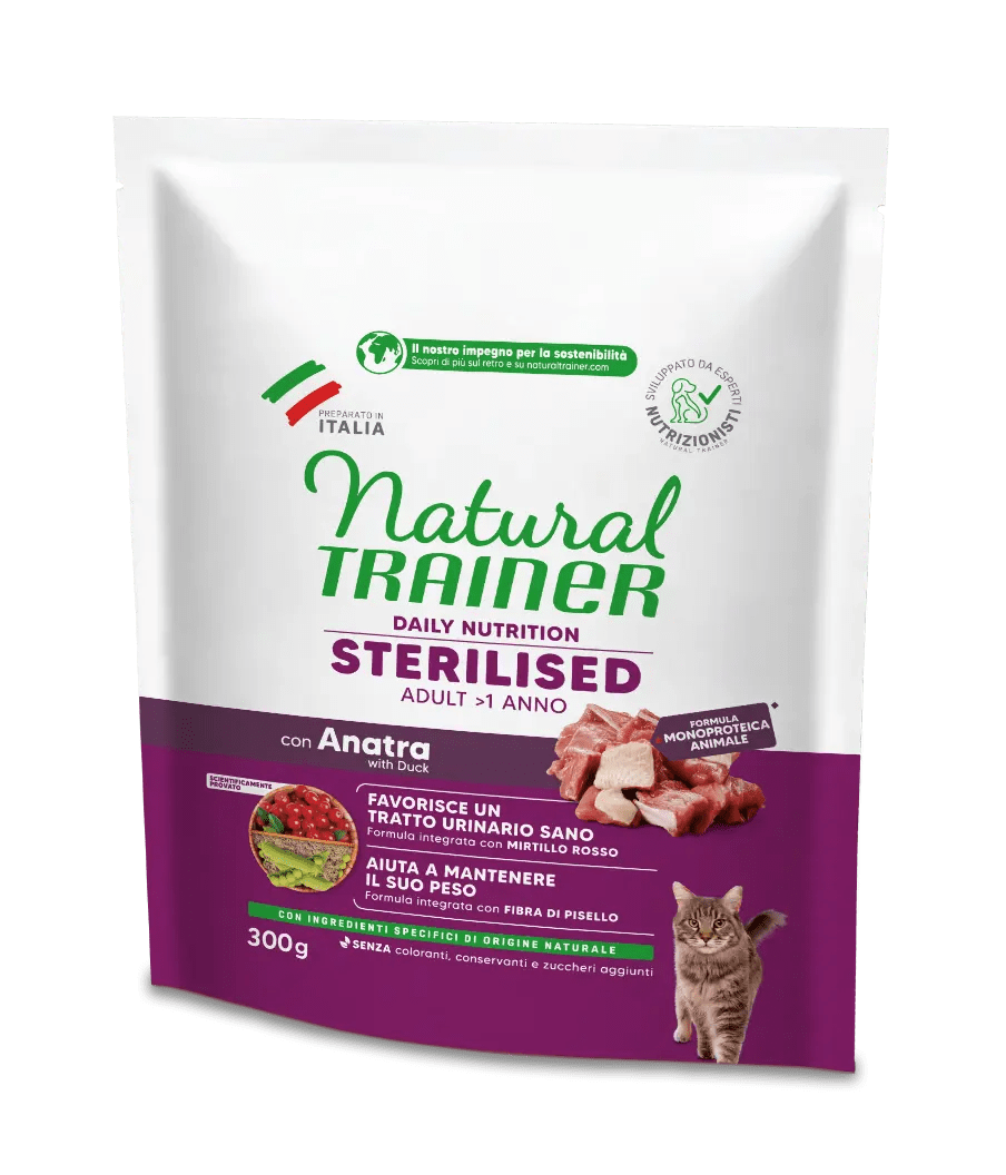 Formulazione monoprotica per adulti AGRIAPPIA con anatra, cibo sterilizzato e nutriente per animali domestici.