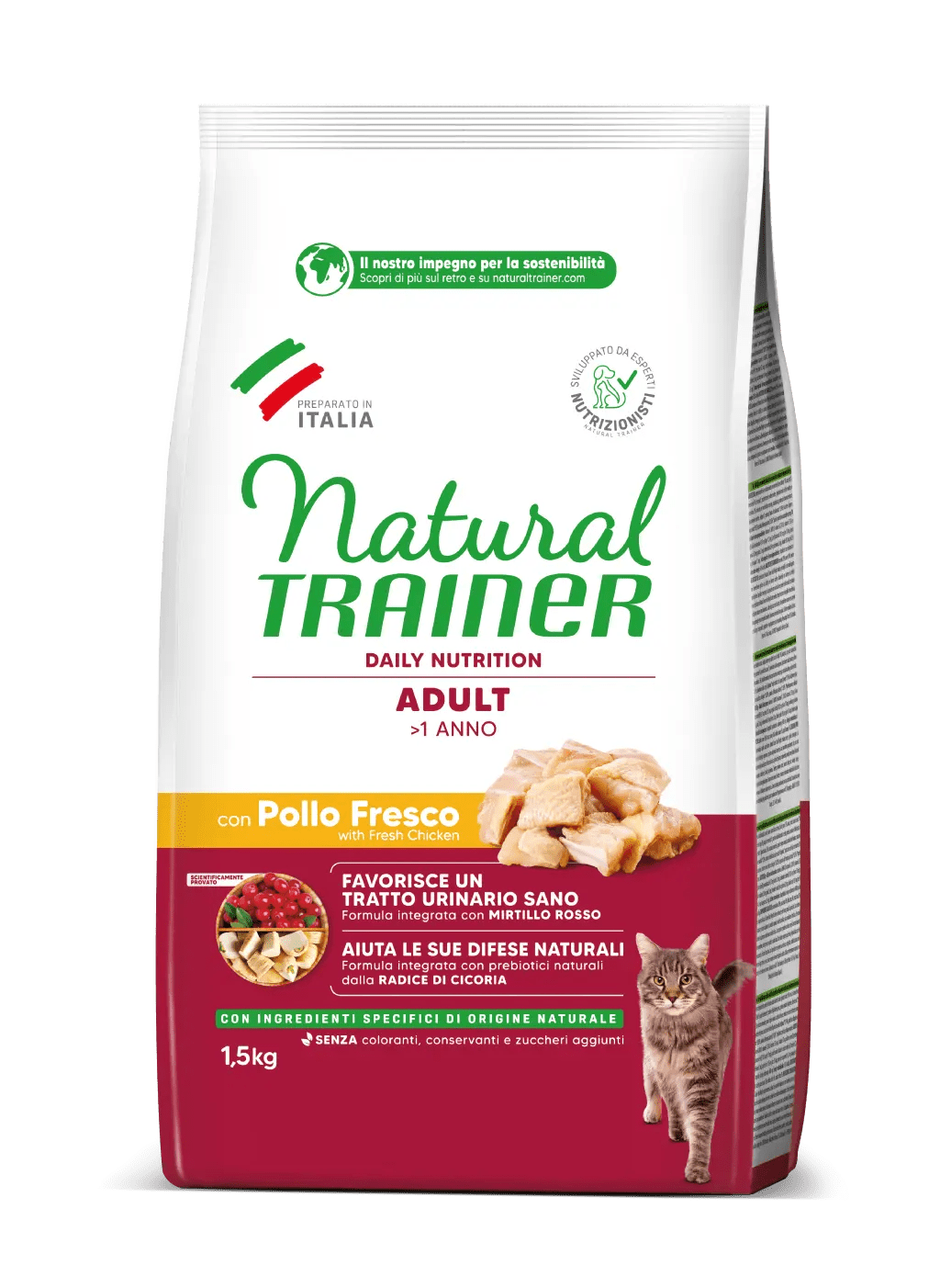 Crocchette per cani adulti DAILY NUTRITION ADULT CON POLLO FRESCO, sacco da mangime per animali AGRIAPPIA