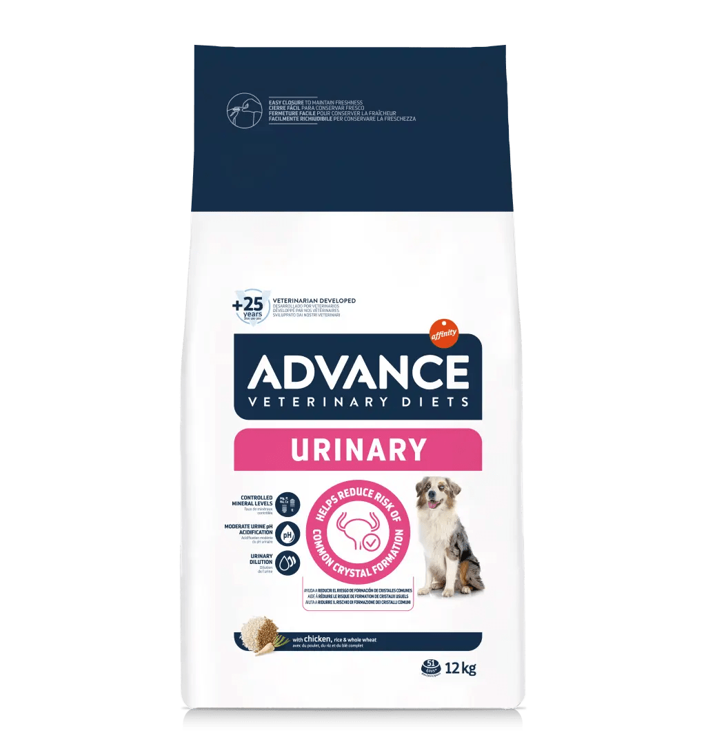 Integratore Advance URINARY di AGRIAPPIA in confezione grande, con etichetta dettagliata e istruzioni sul prodotto.
