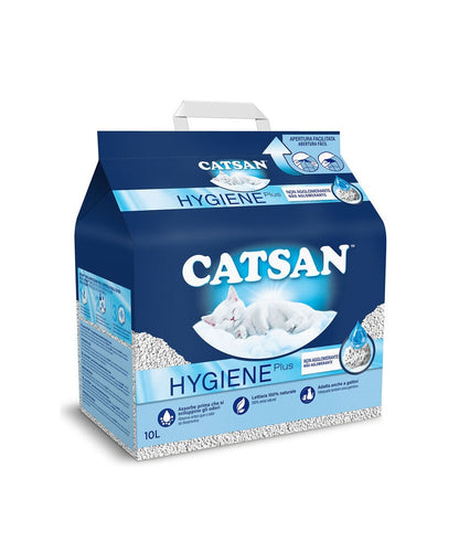 Lettiera per gatti Catsan AGRIAPPIA da 10 litri, granulato assorbente e antiodore, ideale per lettiere feline.