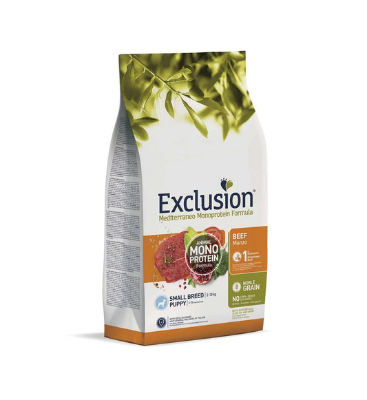 EXCLUSION MEDITERRANEO NOBLE GRAIN PUPPY MANZO TAGLIA PICCOLA
