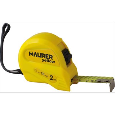 Maurer Yellow flessometro 2 m nastro 16 mm, EAN 8000071827492