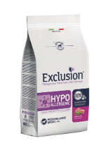 EXCLUSION MONOPROTEIN VET DIET  HYPOALLERGENIC PORK AND PEA MEDIUM&LARGE BREED