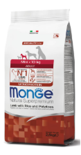Monge Natural Superpremium Mini Adult Monoprotein Agnello con Riso e Patate