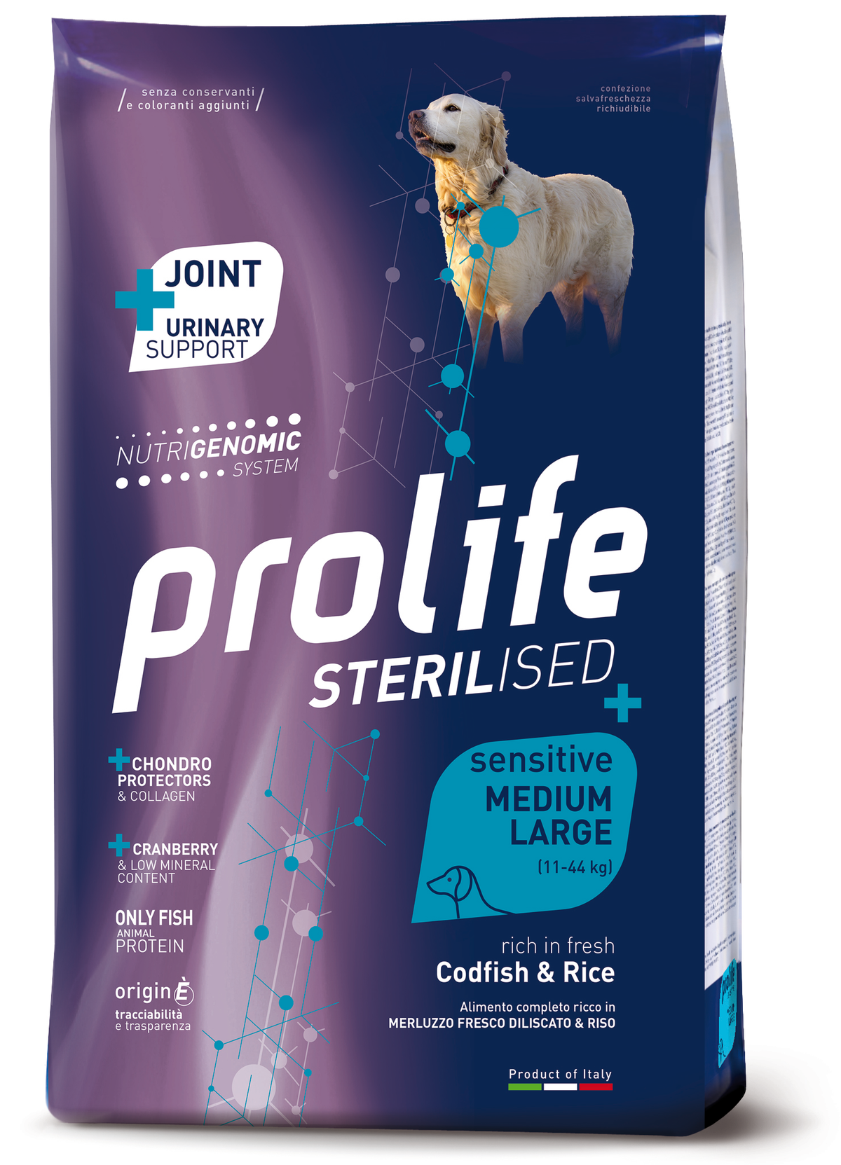 Bastone sterilizzato Prolife AGRIAPPIA con impugnatura ergonomica e finitura bianca, ideale per supporto e stabilità.