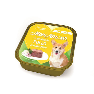 Cibo per uccelli Mon Amour Cane AGRIAPPIA da 300g con pollo, alimento ricco e nutriente per uccelli domestici.