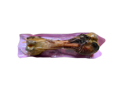 Osso di prosciutto grande AGRIAPPIA, 300g, visibile con dettagli della carne e osso, ideale per antipasti e affumicati.