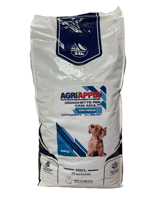 Crocchette Mantenimento Agriappia Pesce 20kg