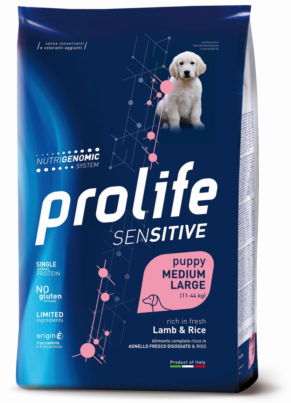 Bastone Prolife SENSITIVE di AGRIAPPIA, progettato per cani sensibili, con impugnatura ergonomica e supporto stabile.