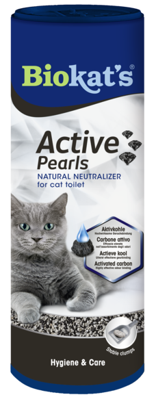 Perle attive BIOKAT'S AGRIAPPIA in bottiglia da 700ml, con perle di fertilizzante naturale per piante e ortaggi.