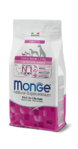 Monge Natural Superpremium Extra Small Puppy & Junior Ricco di Pollo