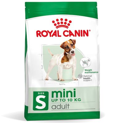 Crocchette Mini Adult Royal Canin per cani di taglia piccola, alimenti secchi AGRIAPPIA, confezione con crocchette per cani adulti
