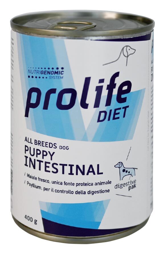 Crocchette per cuccioli sensibili all'intestino di tutte le razze, AGRIAPPIA, confezione da 400g.