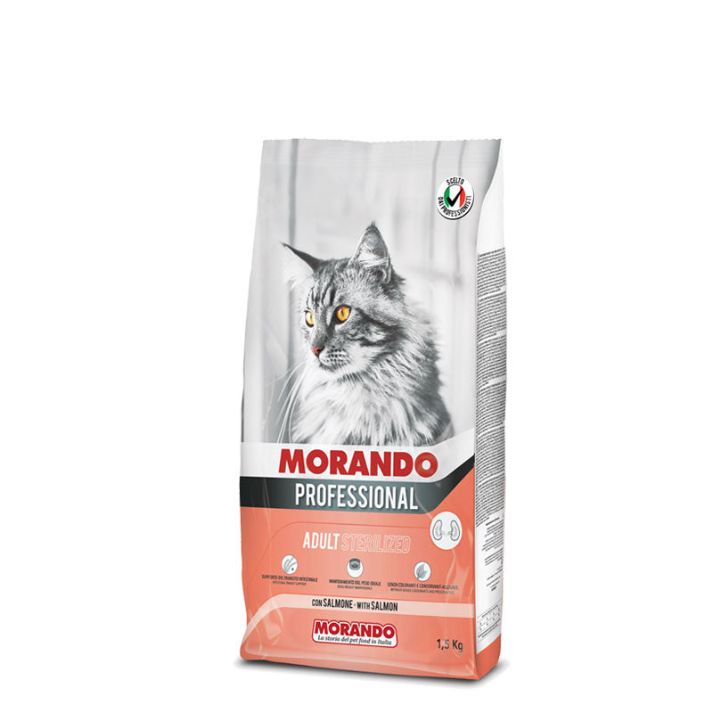 Croccantini sterilizzati con salmone AgriaPPIA in sacco da 1,5 kg, croccanti e adatti per cani sensibili.