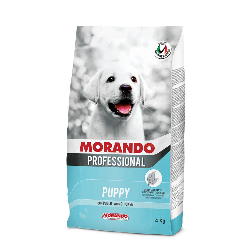 Crocchette per cuccioli AGRIAPPIA Morando, sacco da 4kg, alimenti secchi per cani giovani, crocchette naturali e nutrienti
