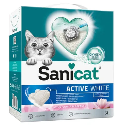 Lettiera Sanicat Active White Lotus Flower 6Lt