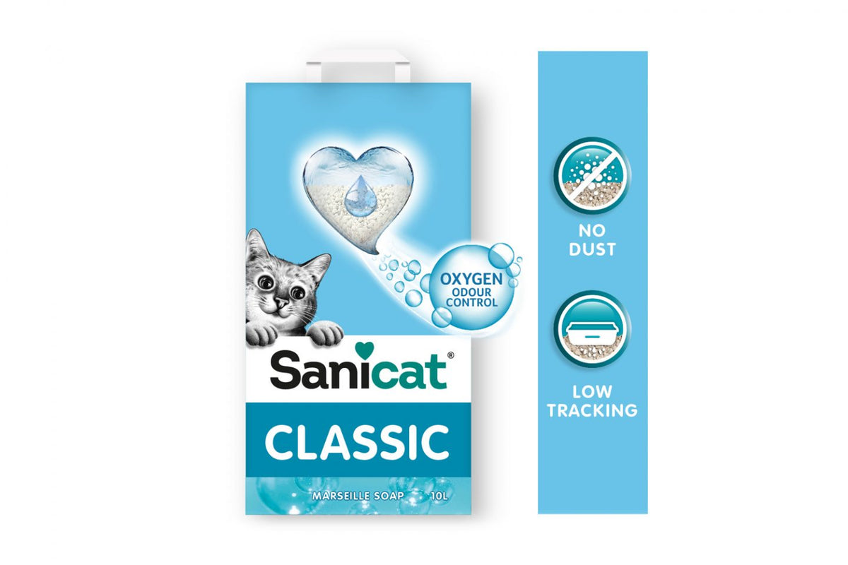 Sapone di Marsiglia Sanicat Classic di AGRIAPPIA, in barra, con etichetta bianca e dettagli blu, visibile nell'immagine.