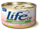 Life Cat Ntural lattina 85gr Tonno e Gamberetti