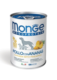 Monge Monoprotein Paté con frutta 400 gr
