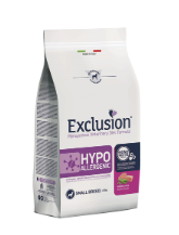 EXCLUSION MONOPROTEIN VET DIET  HYPOALLERGENIC PORK AND PEA SMALL BREED