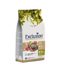 EXCLUSION MEDITERRANEO GRANO NOBILE AGNELLO ADULTO TAGLIA PICCOLA