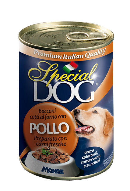Cibo umido per cani di tutte le razze AGRIAPPIA Special Dog All Breeds Adult con pollo, in lattina da 400g