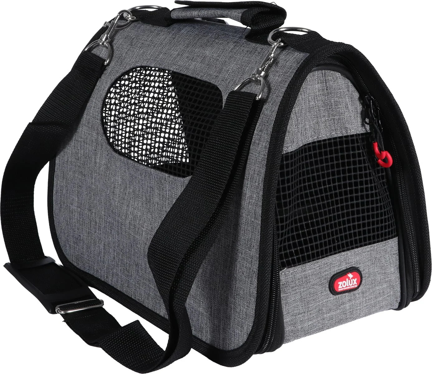 Zolux NOMAD Borsa da Trasporto per Cani e Gatti – Grigia