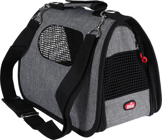 Zolux NOMAD Borsa da Trasporto per Cani e Gatti – Grigia