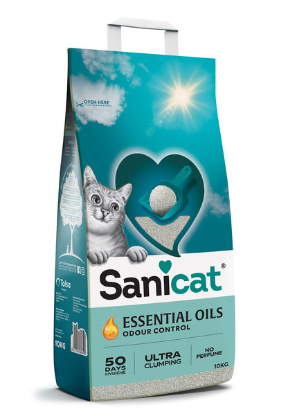 Olio essenziale SANICAT AGRIAPPIA senza profumo, bianco, in bottiglia, ideale per aromaterapia e benessere senza profumazione.