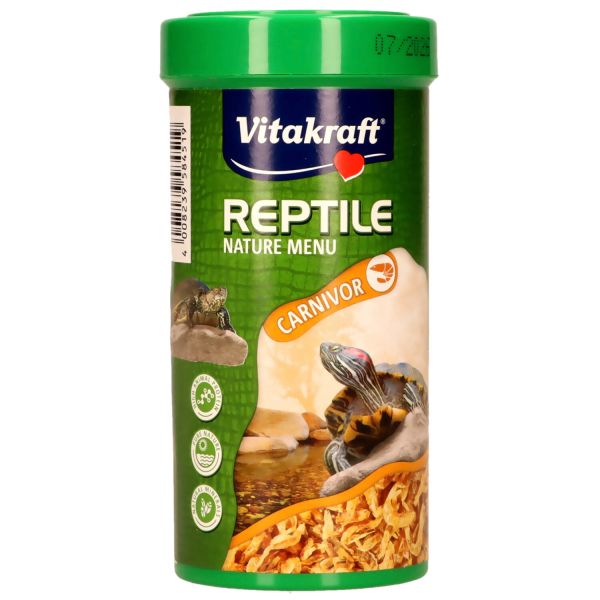 Vitakraft Reptile Nature Menu Carnivor – Mangime Naturale per Tartarughe e Rettili Carnivori | 250ml – 1000ml