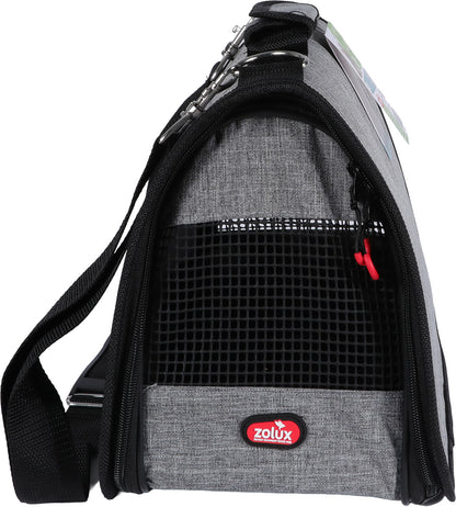 Zolux NOMAD Borsa da Trasporto per Cani e Gatti – Grigia