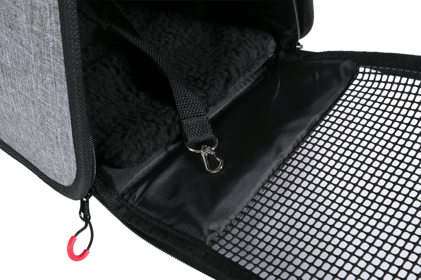 Zolux NOMAD Borsa da Trasporto per Cani e Gatti – Grigia