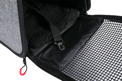 Zolux NOMAD Borsa da Trasporto per Cani e Gatti – Grigia