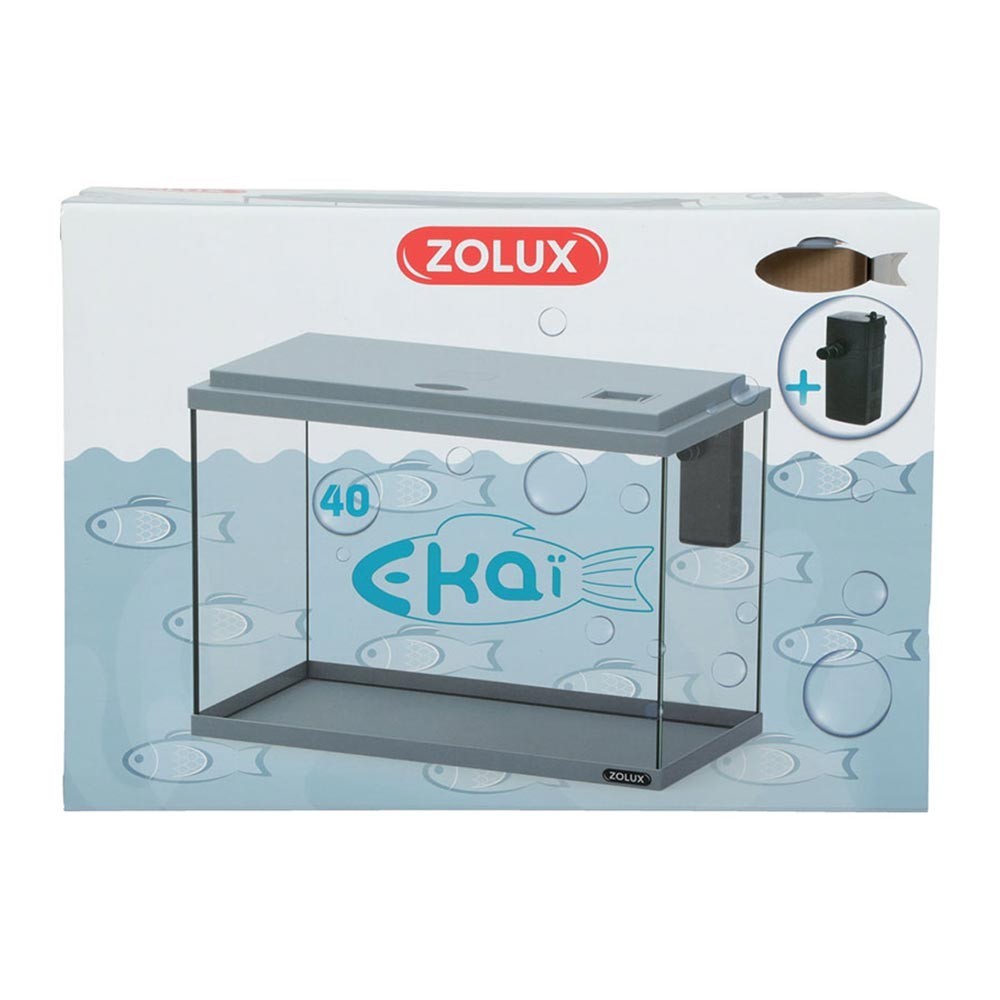 Zolux Acquario Ekai 40 – 24L con Filtro Interno | 40x20x28 cm