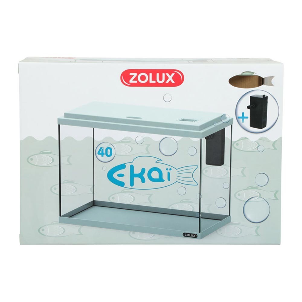 Zolux Acquario Ekai 40 – 24L con Filtro Interno | 40x20x28 cm