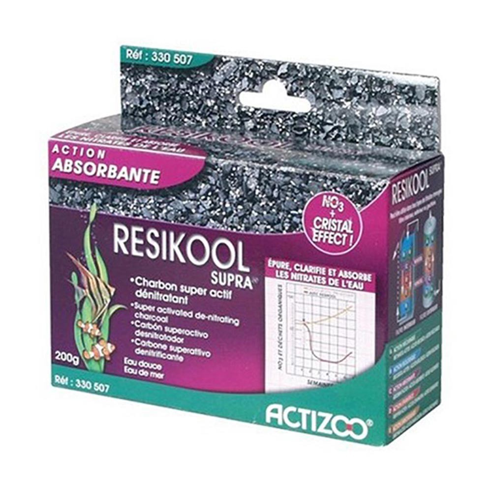 ZOLUX Resikool Resine e Carbone Attivo Elimina Nitrati Acquario 500ml